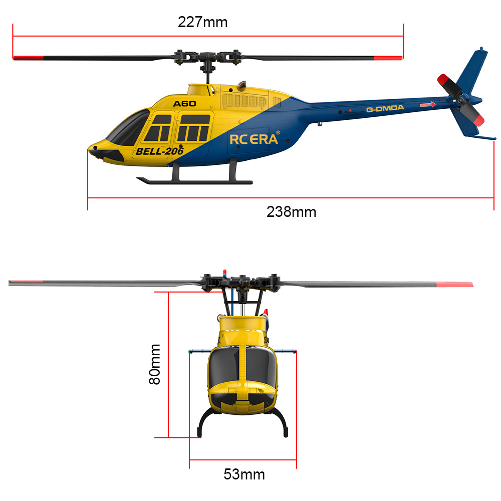 RC ERA A60 4CH helikopter scha - Rc Helicopter Gyro recensie en prijs