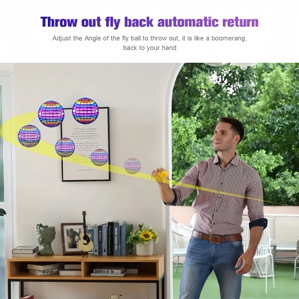 Flying Orb Boomerang Ball LED- - Rc Helicopter Charger recensie en prijs