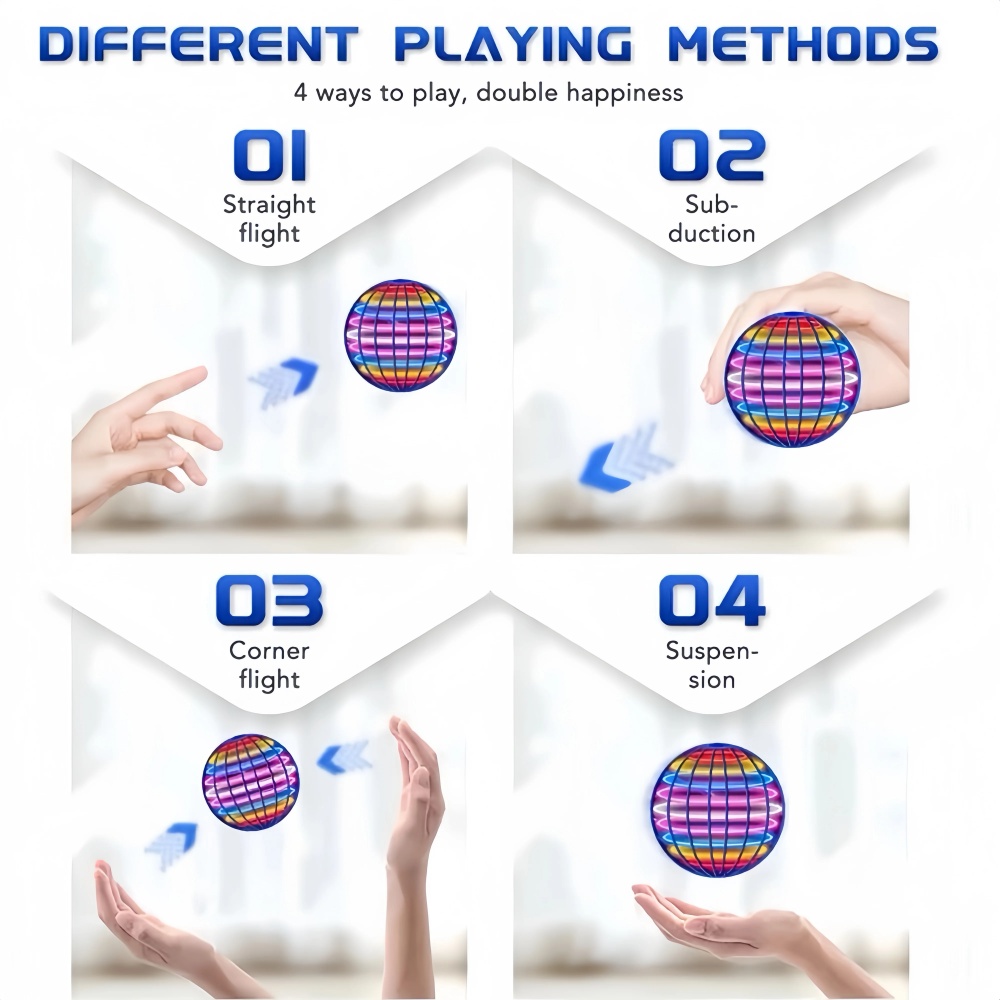Flying Orb Boomerang Ball LED- - Rc Helicopter Charger recensie en prijs